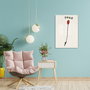 Wallity Cuadro Decorativo Banksy 45 x 65 cm en Vidrio Templado